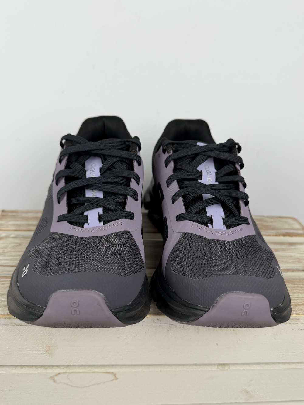On Running Cloud runner sneakers sleek Iron/Black color way size 5 - Picture 7 of 13